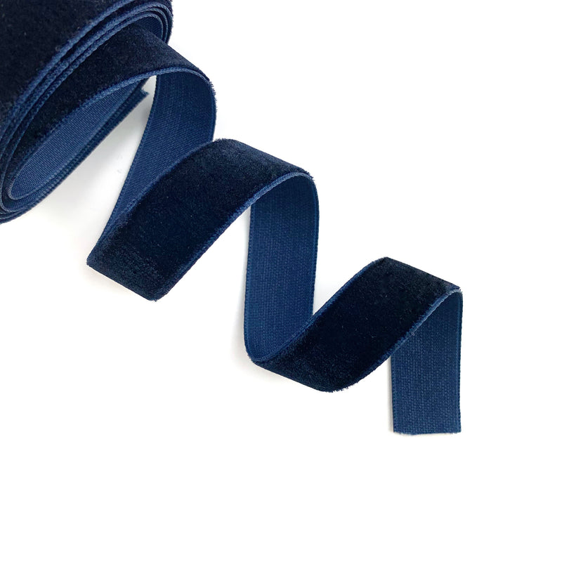 15mm Navy Velvet Ribbon – Jewel Box Supply